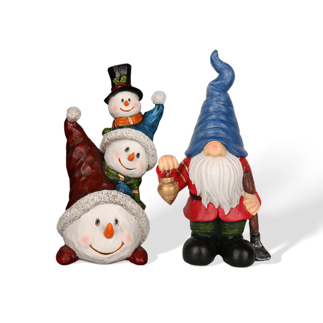 Wholesale soft, cute, and playful Christmas resin figurines