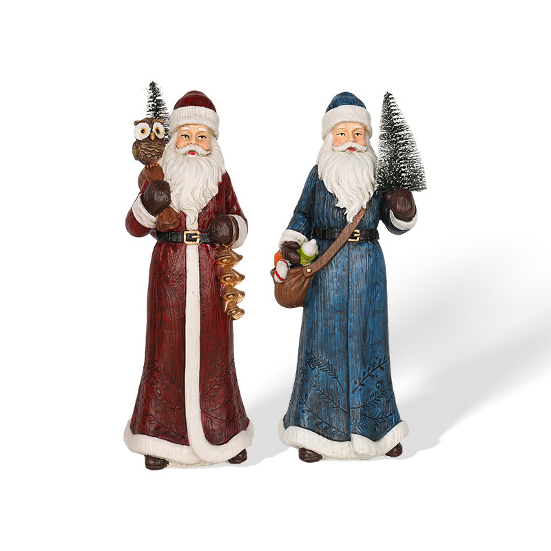 Wholesale soft, cute, and playful Christmas resin figurines