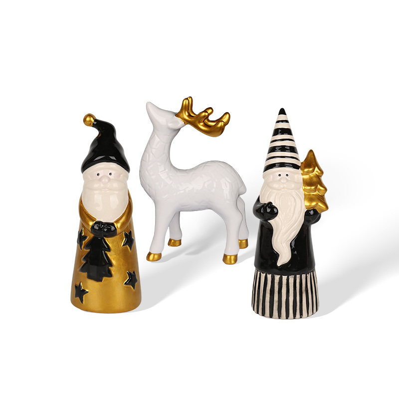 Wholesale Ceramic ornaments with multiple styles for Christmas