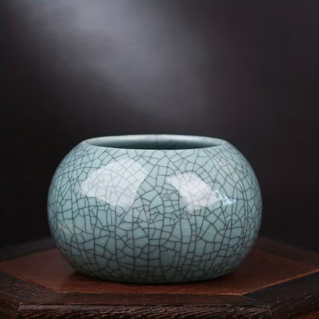 Factory Wholesale Ge Yao Retro Ceramic Flower Pots