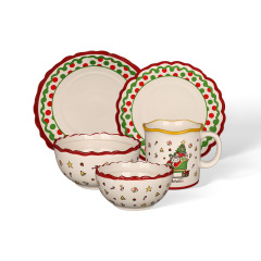Wholesale of playful and charming Christmas ceramic tableware