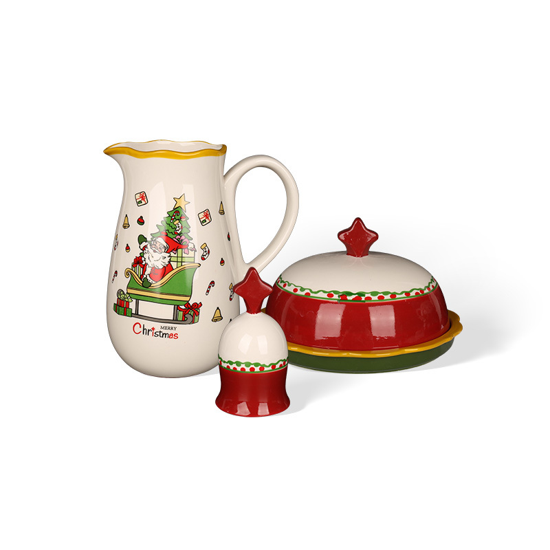 Wholesale of playful and charming Christmas ceramic tableware