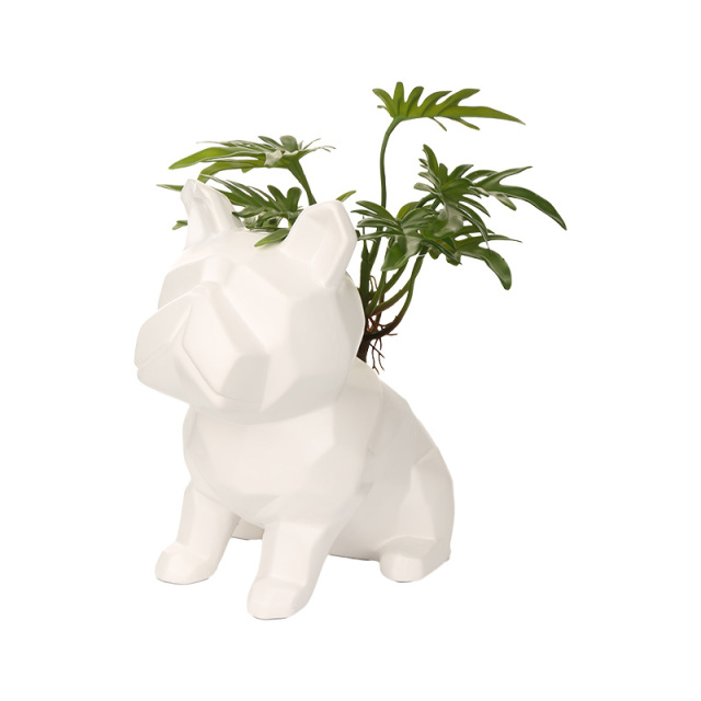 Factory Wholesale cute pet ceramic flower pots