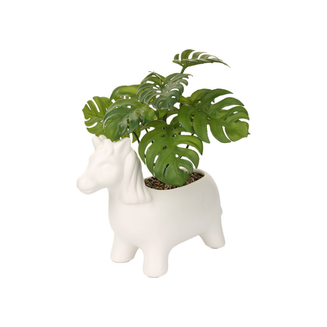 Factory Wholesale cute pet ceramic flower pots