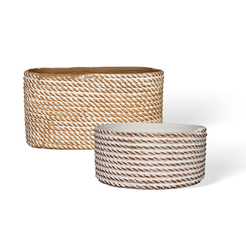 Wholesale Wicker Pottery Plant Pot