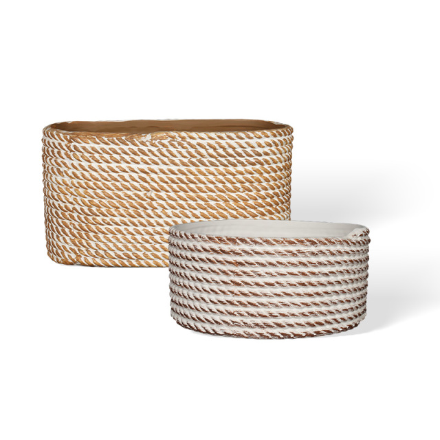 Wholesale Wicker Pottery Plant Pot