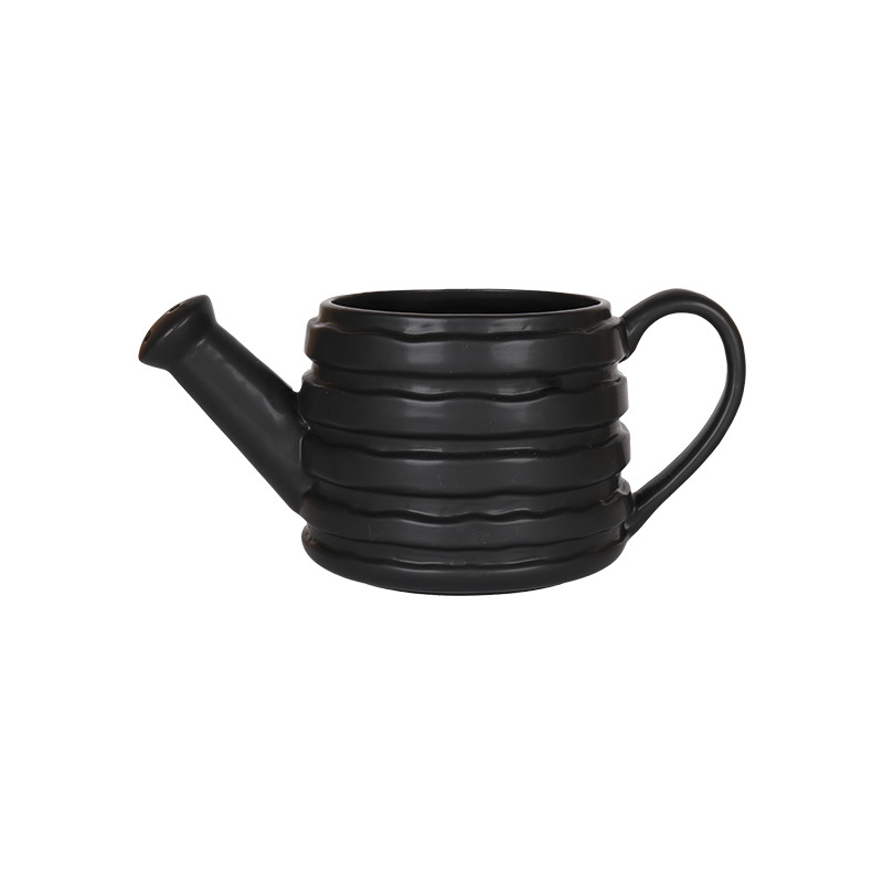 Wholesale Three-color concave and convex ceramic flower pot