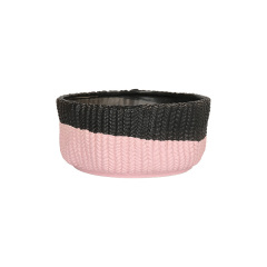 Wholesale Knitted Texture "Spring Vitality" Ceramic Flower Pot
