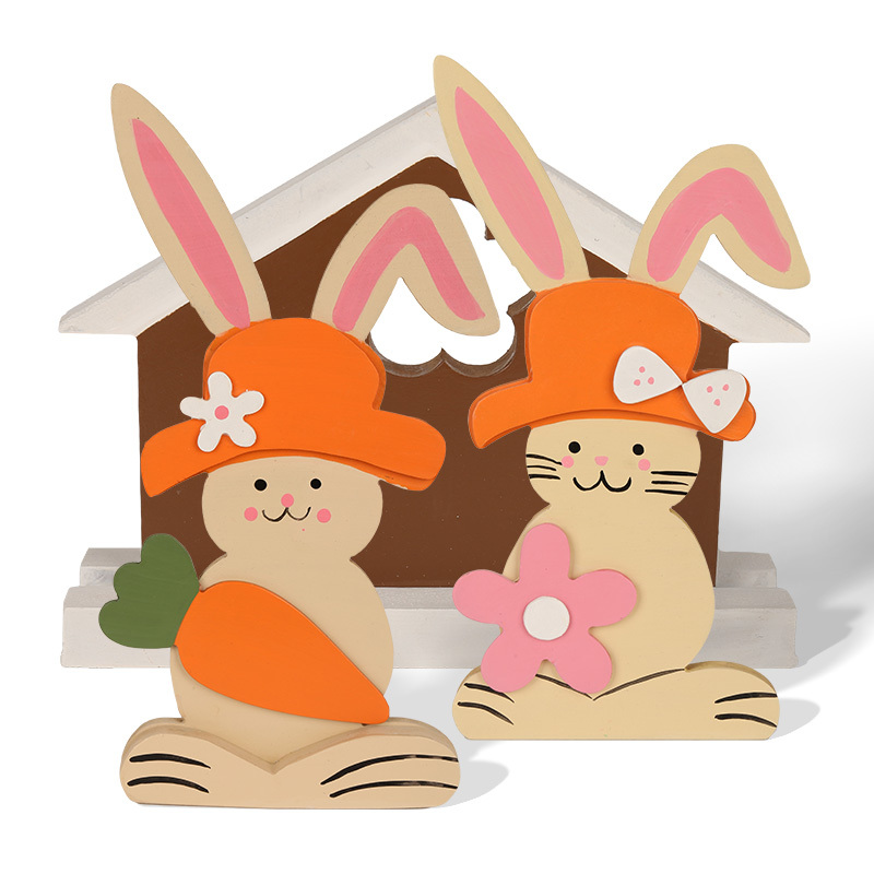 Wholesale series of cute wooden ornaments