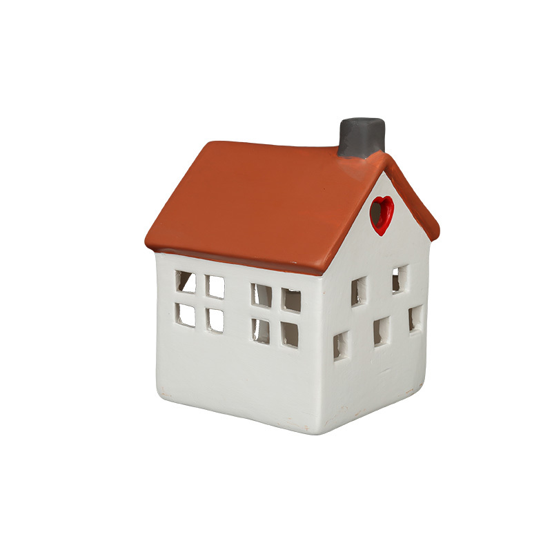 Wholesale Small House Series of Ceramic Carved Decorative Items