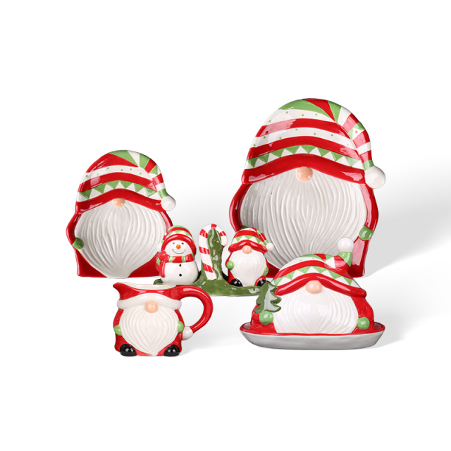 Wholesale Santa Claus-themed ceramic tableware sets