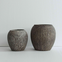 Wholesale Wabi-Sabi Style Magnesium Oxide Rhyolite Flower Pot
