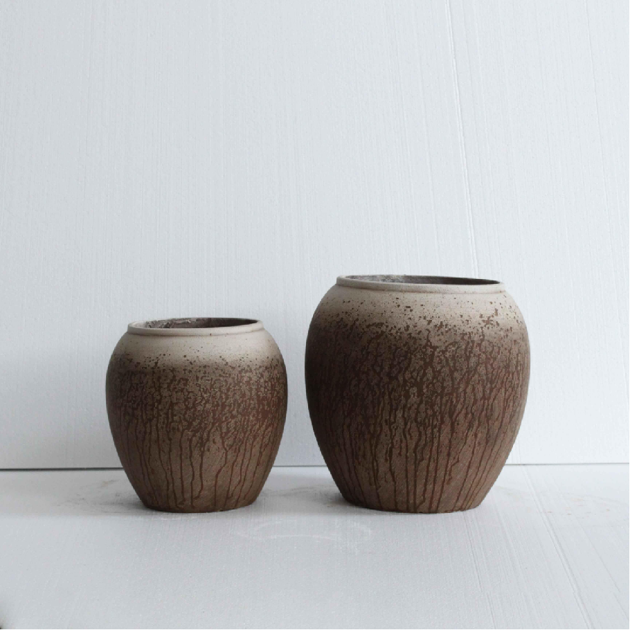 Wholesale Wabi-Sabi Style Magnesium Oxide Rhyolite Flowerpot