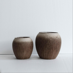 Wholesale Wabi-Sabi Style Magnesium Oxide Rhyolite Flowerpot