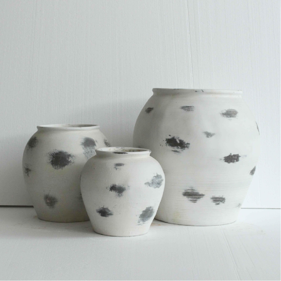 Wholesale Ink Wash and Magnesium Oxide Flower Pot