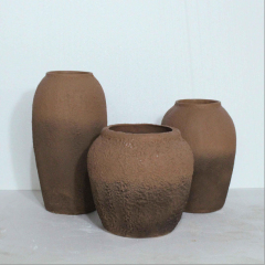 Wholesale Pot with Red Pottery Texture and Magnesium Oxide