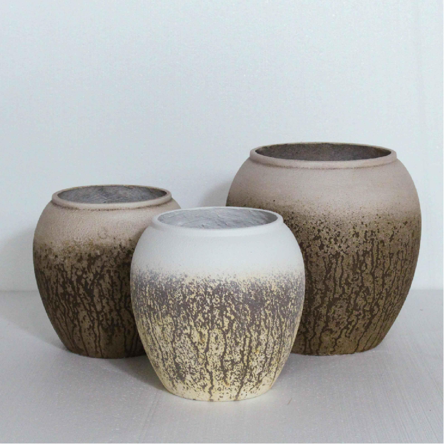Wholesale Graduated Flow Rhyolitic Magnesium Oxide Flower Pots