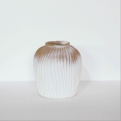 Wholesale Magnesium Oxide Flower Pots with Wheat Ear Patterns