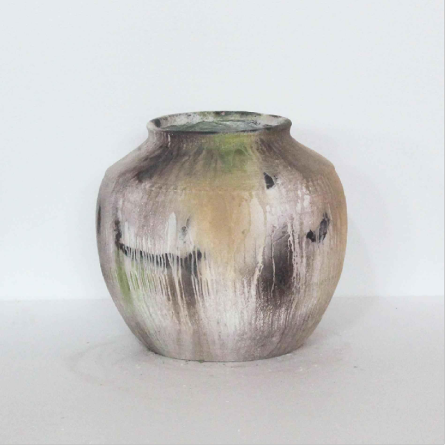 Wholesale Magnesium Oxide Pots with Ink-Flow Patterns