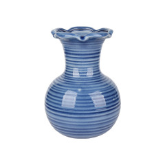 Wholesale Ice Cracks Sea Blue Ceramic Vase