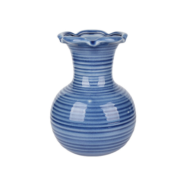 Wholesale Ice Cracks Sea Blue Ceramic Vase