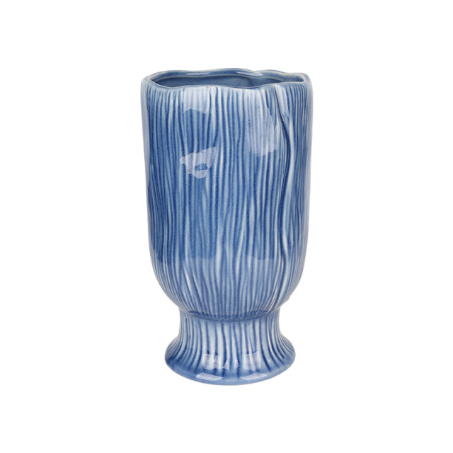 Wholesale Ice Cracks Sea Blue Ceramic Vase