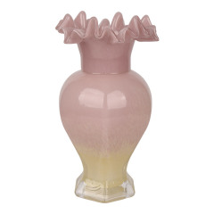 Wholesale vintage glass vases with floral designs