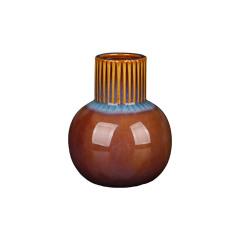 Wholesale Ceramic Vase with Kiln-Fired Retro Design