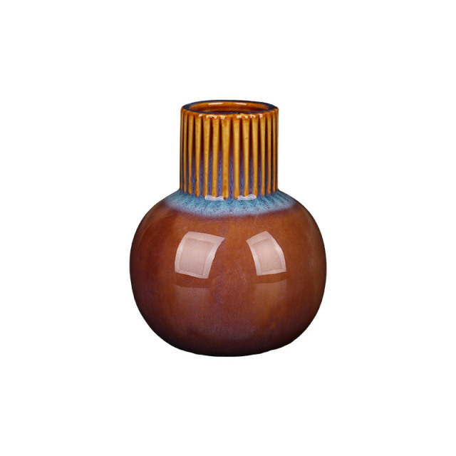 Wholesale Ceramic Vase with Kiln-Fired Retro Design