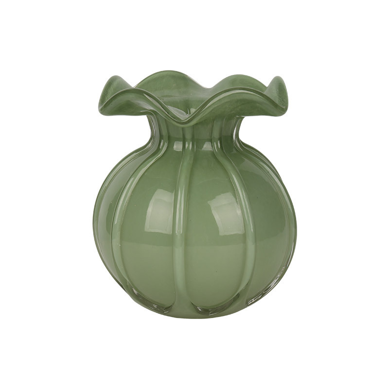 Wholesale vintage glass vases with floral designs