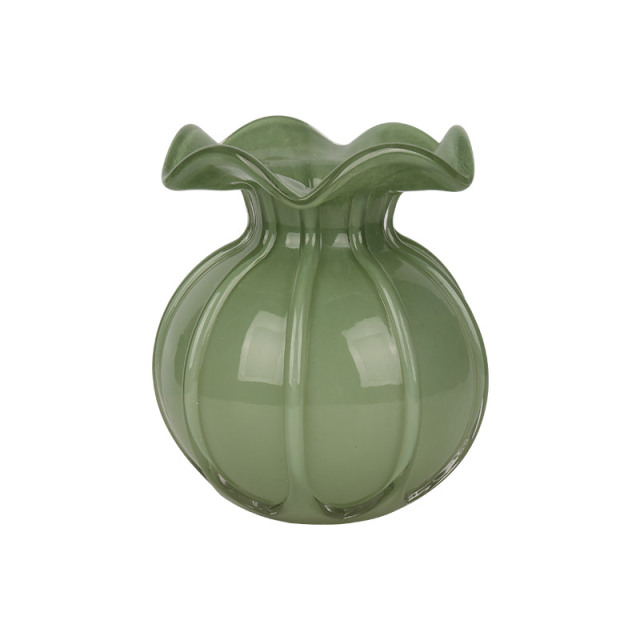 Wholesale vintage glass vases with floral designs