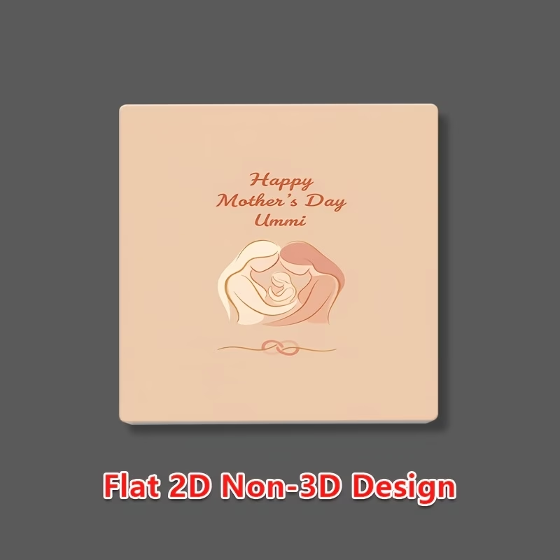 Wholesale Mother's Day Parent-Child Silhouette Ceramic Cup Mat