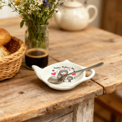 Wholesale Mother's Day Teapot-shaped Ceramic Spoon Holder