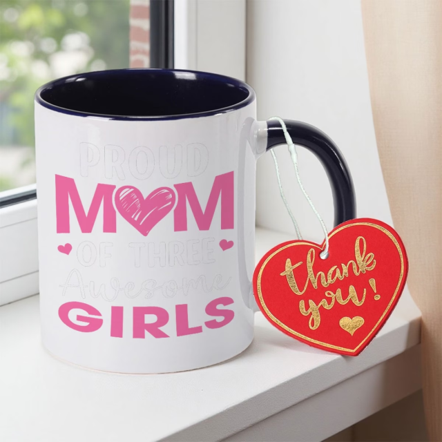 Wholesale Mother's Day Printed Pattern Ceramic Mug