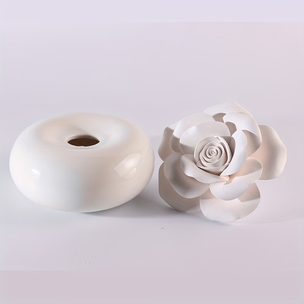 Wholesale Mother's Day Handmade Rose Ceramic Aromatherapy Diffusers