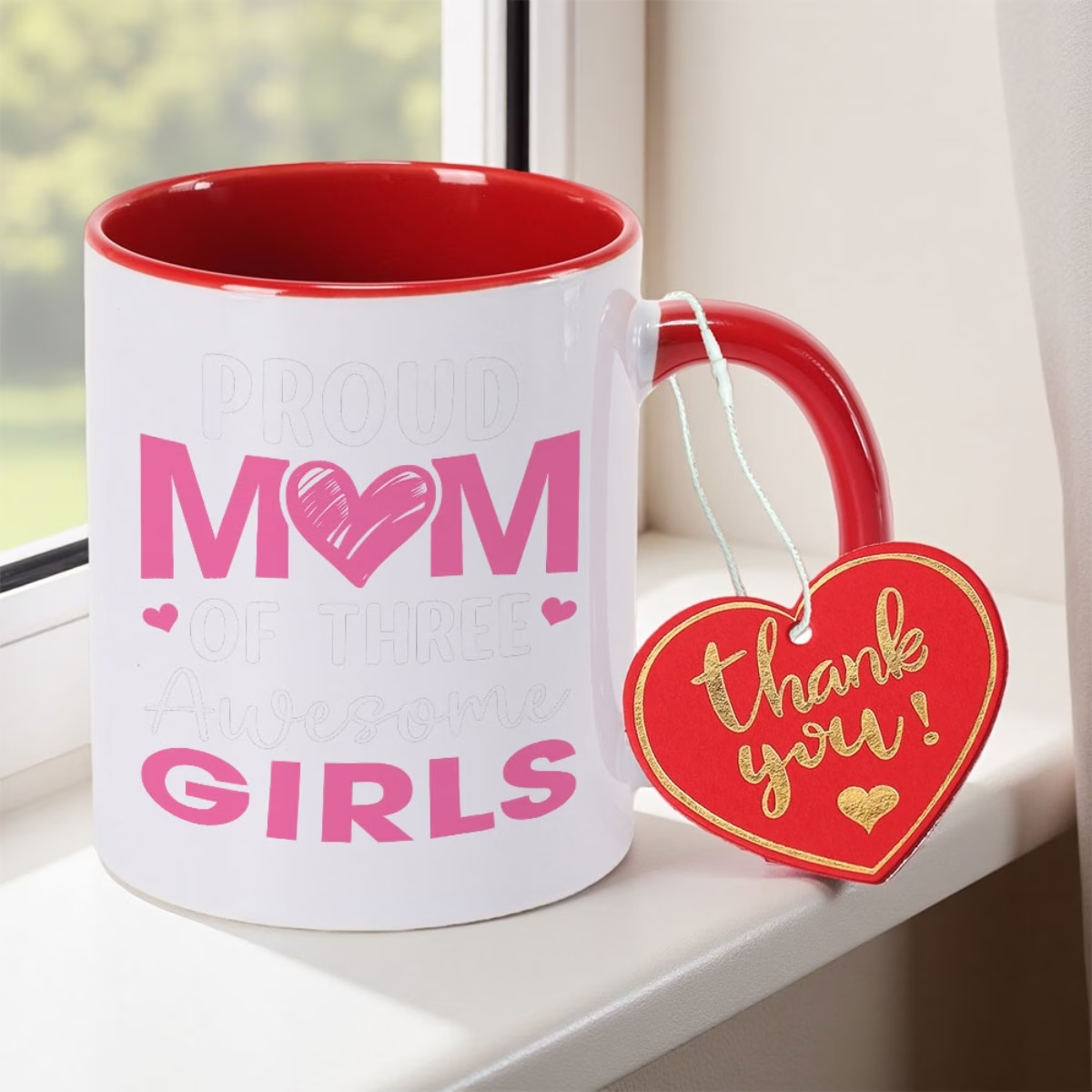 Wholesale Mother's Day Printed Pattern Ceramic Mug
