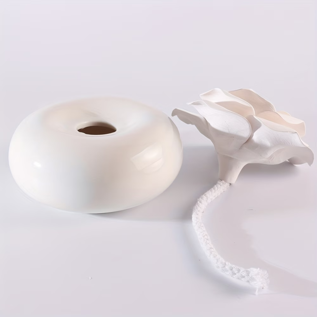 Wholesale Mother's Day Handmade Rose Ceramic Aromatherapy Diffusers