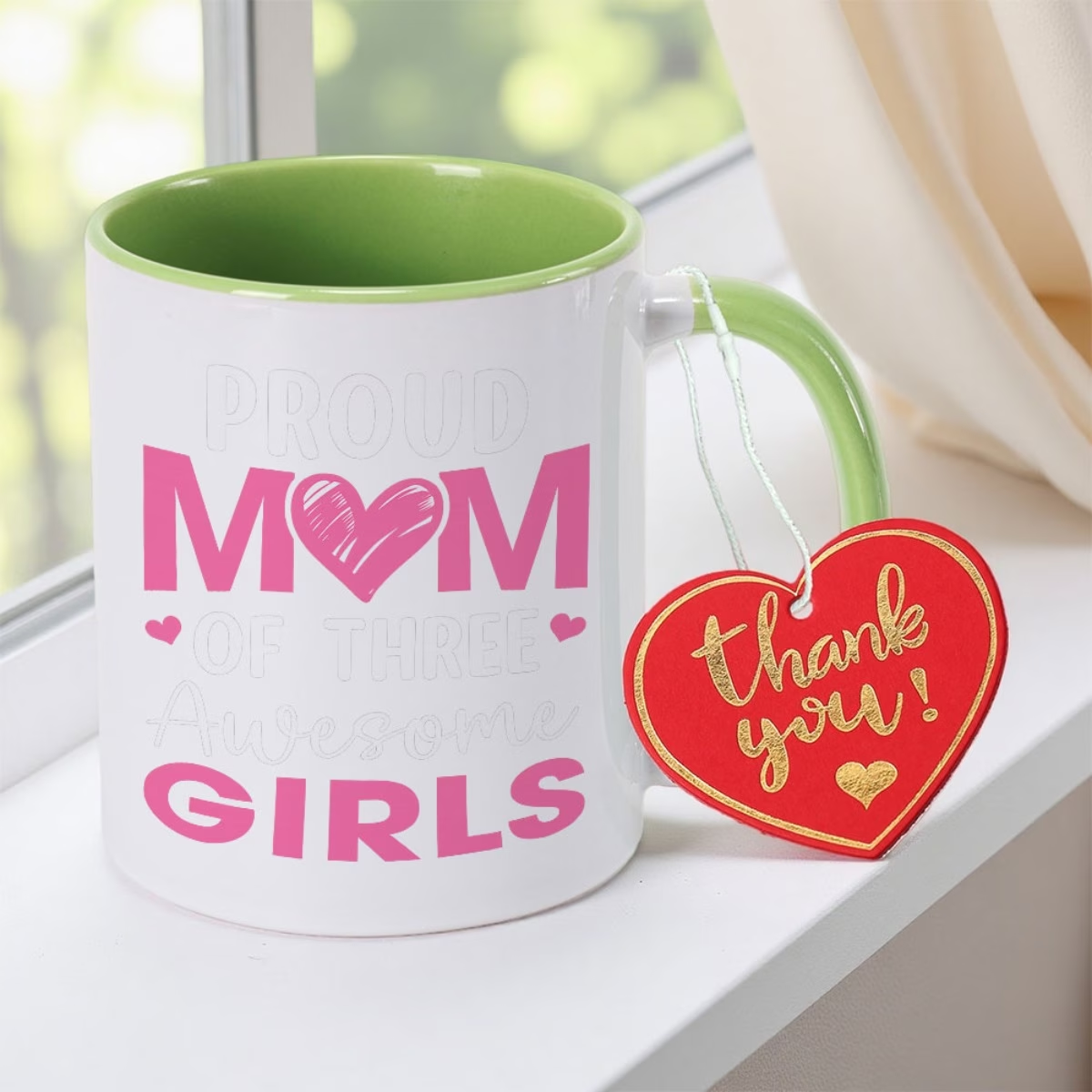 Wholesale Mother's Day Printed Pattern Ceramic Mug