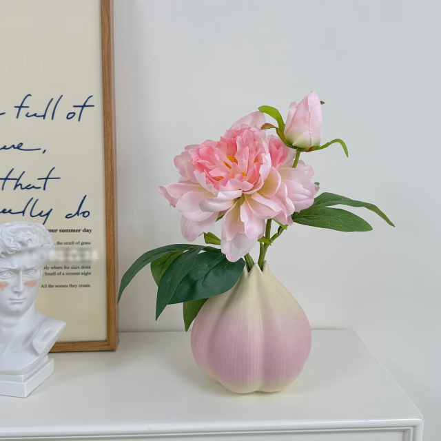Wholesale onion-shaped gradient ceramic vase
