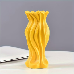 Wholesale Creative Wavy Twisted Light Luxury Ceramic Vase