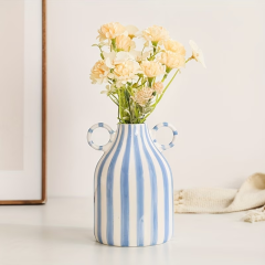 Wholesale hand-painted dual-handled ceramic vase