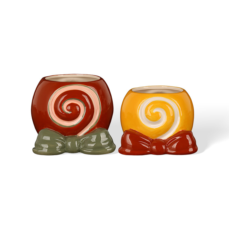 Wholesale Candy & Christmas Boot Shaped Ceramic Candle Jars, Empty Wax Pouring Containers