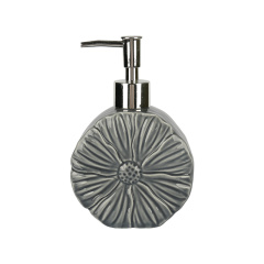 Wholesale Bubble Embossed Ceramic Bathroom Accessories Set, Convex Ball Soap Dispenser, Toothbrush Holder & Soap Dish