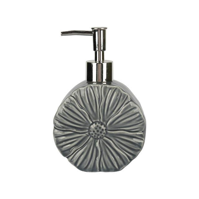 Wholesale Bubble Embossed Ceramic Bathroom Accessories Set, Convex Ball Soap Dispenser, Toothbrush Holder & Soap Dish