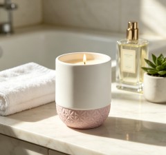 Wholesale Two‑Tone Ceramic Candle Jar