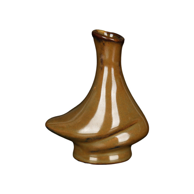 Wholesale Twisted Wave Ceramic Reed Diffuser Bottle