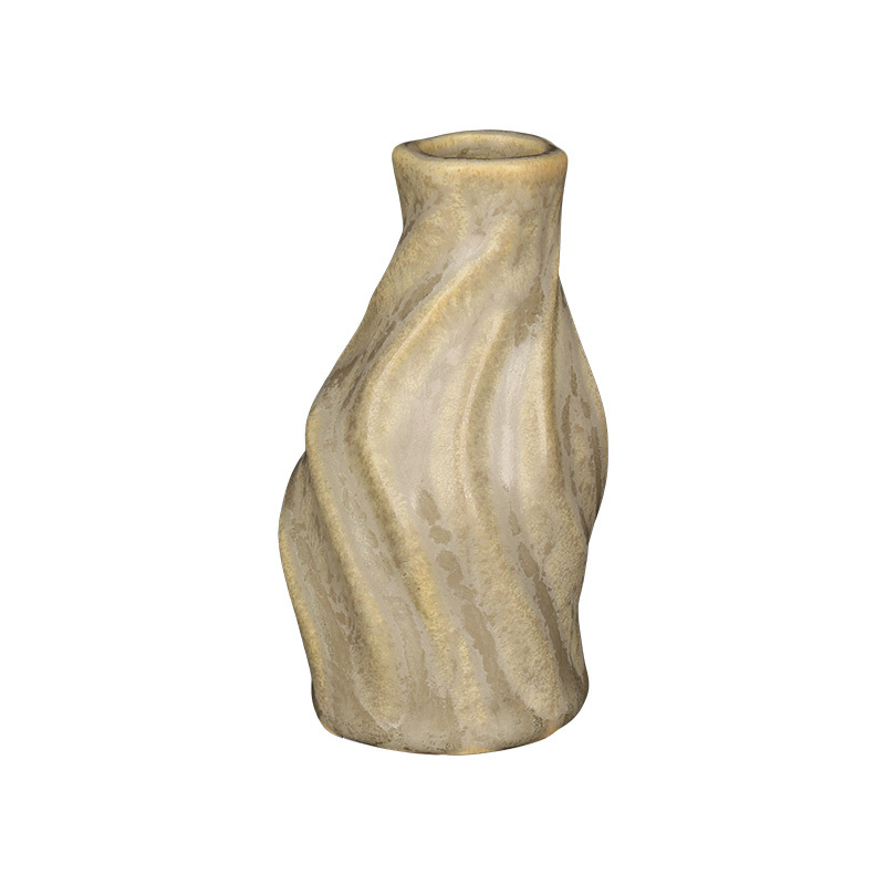 Wholesale Twisted Wave Ceramic Reed Diffuser Bottle