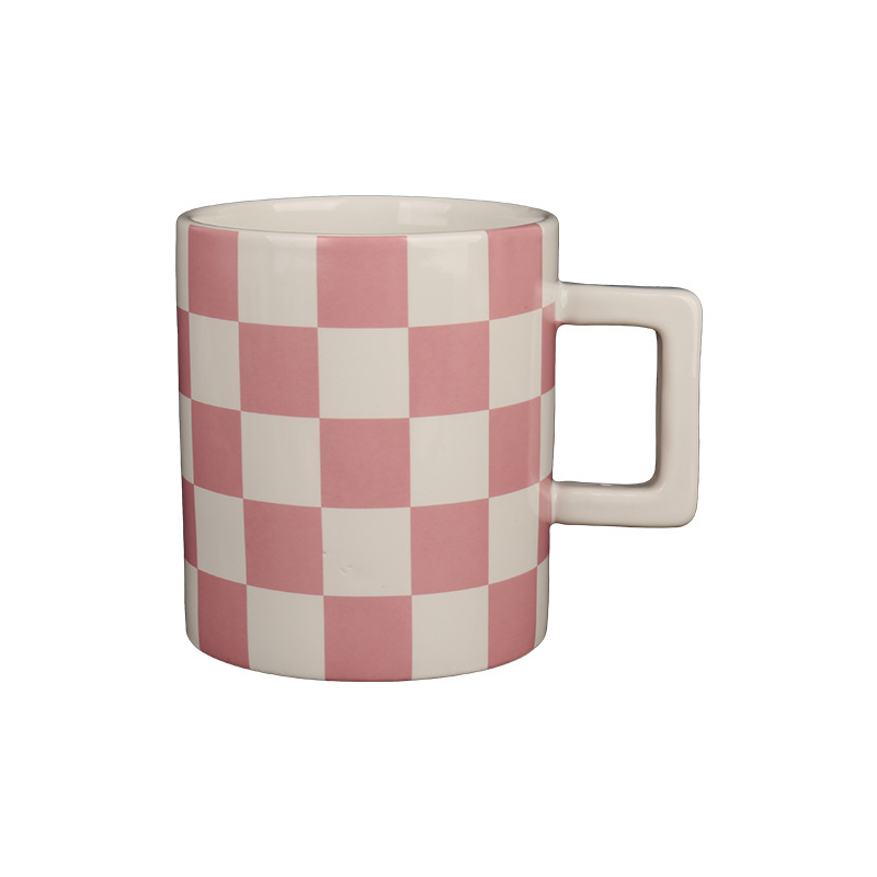 Wholesale Speckled & Checkerboard Ceramic Tableware Set, Modern Minimalist Bowls and Plates Dinnerware for Home Hotel Restaurant