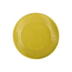 Wholesale Striped Reactive Glaze Ceramic Tableware Set, Ribbed Vintage Dinnerware with Mugs, Bowls and Plates for Home Hotel Restaurant