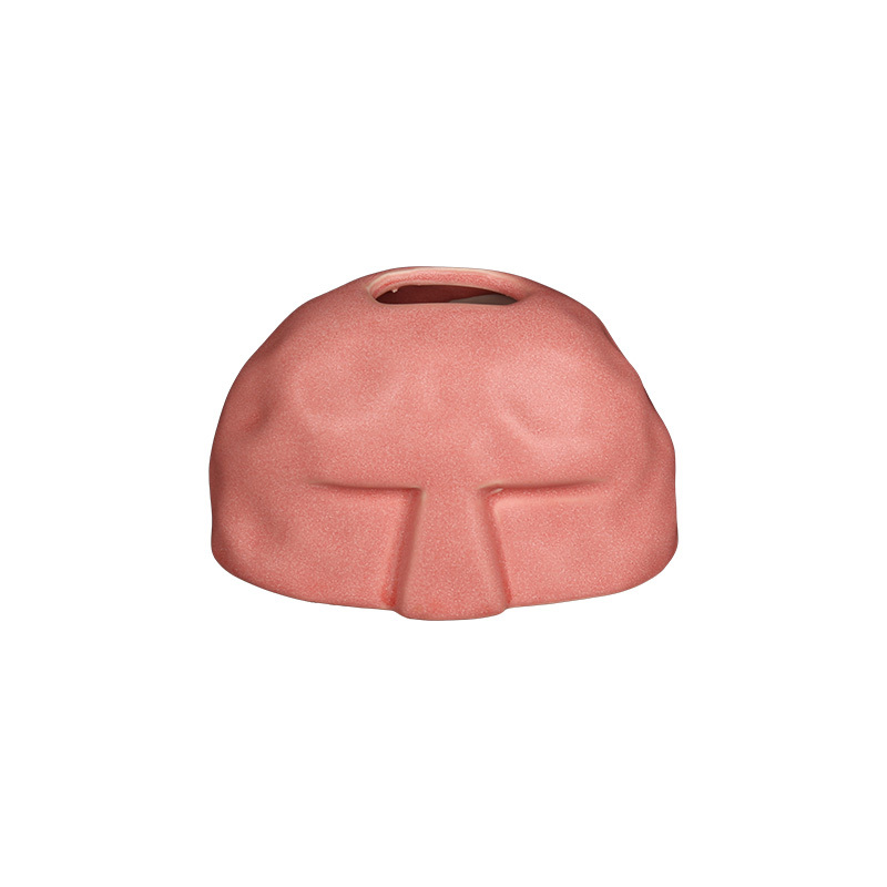 Wholesale Abstract Face Ceramic Reed Diffuser Bottle, Matte Glaze Aroma Bottle with Facial Sculpture Design for Home Hotel Decor